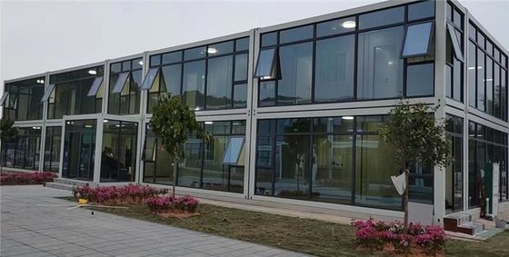 Luxus-Villa-Containerhaus mit Aluminiumfenstern und modernem Design