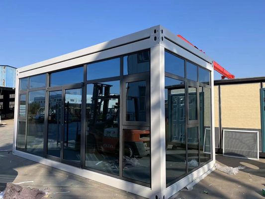 Luxus-Villa-Containerhaus mit Aluminiumfenstern und modernem Design