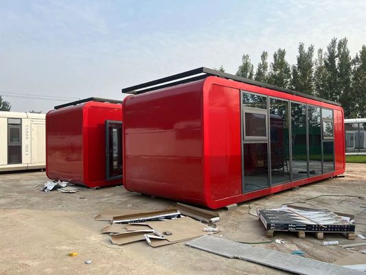 Design Container House Zweiter Stock Apfelhütte für vorgefertigte Häuser in Containern