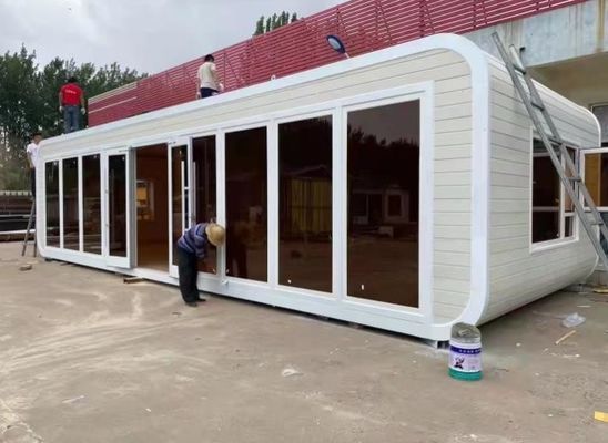Design Container House Zweiter Stock Apfelhütte für vorgefertigte Häuser in Containern