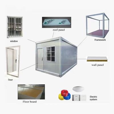 Schnelle Installation Prefab Containerhaus mit MGO-Boden