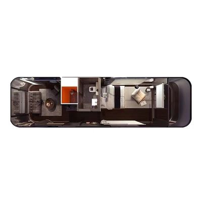 Custom Outdoor Pod Space Capsule mit Sandwich-Panel-Wand aus Steinwolle von Professional