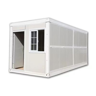 20ft Vorgefertigte Klappbehälter Häuser Sandwich-Panel Wanddesign Stil Büros