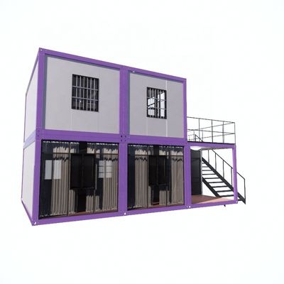 Q235/Q345 Leichtstahlrahmen schnell zusammenbauen Containerhaus Prefab House Container