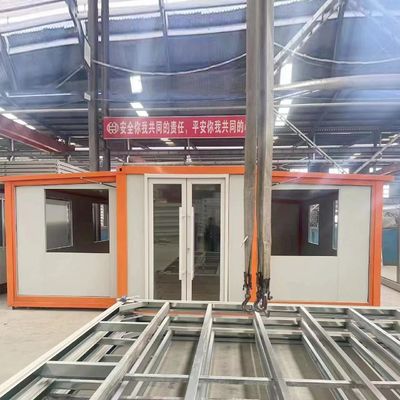 Design 40ft Doppelflügel Expansions Container House Einfache Installation Moderne Stil 3-