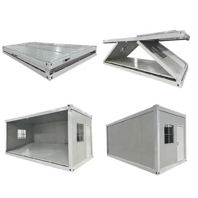 10ft 20ft Klappbare Prefab Container Campinghäuser Büro mit Sandwich-Panel-Wand