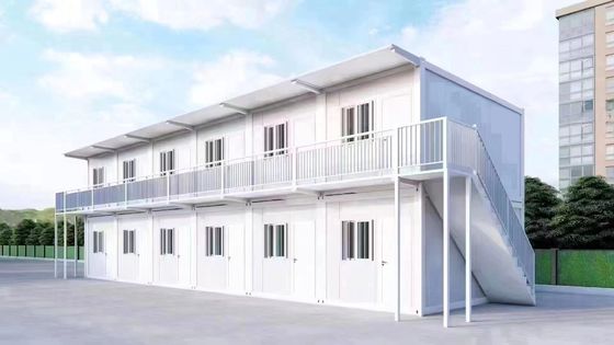 10ft 20ft Klappbare Prefab Container Campinghäuser Büro mit Sandwich-Panel-Wand