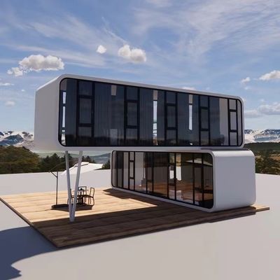 Modulare Häuser für moderne 20ft 40ft Prefab Mini-Häuser Kabine Büro Portable Home Pod Apple Cabin