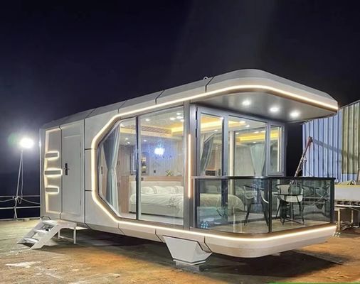 Modernes Prefab-Haus mit MGO-Boden