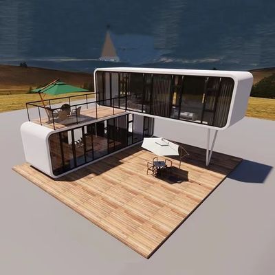 Modulare Häuser für moderne 20ft 40ft Prefab Mini-Häuser Kabine Büro Portable Home Pod Apple Cabin