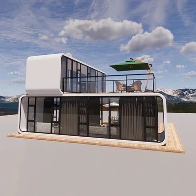 Modulare Häuser für moderne 20ft 40ft Prefab Mini-Häuser Kabine Büro Portable Home Pod Apple Cabin