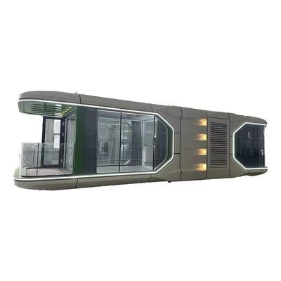 Vorgefertigtes tragbares Mobilhaus Zeitgenössisches Raumkapselhaus für Kaffee