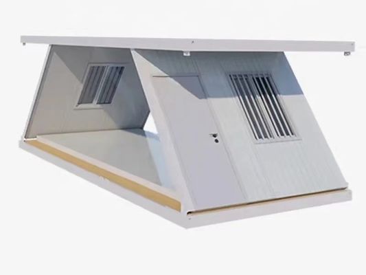 Windfestes, vorgefertigtes, klappbares Containerhaus Z-Typ mit Q235/Q345 Leichtstahlrahmen