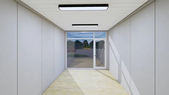 Windfestes, vorgefertigtes, klappbares Containerhaus Z-Typ mit Q235/Q345 Leichtstahlrahmen