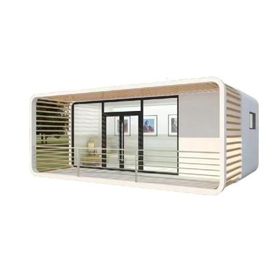 Apple Cottage Glashaus Vorgefertigter Bungalow mit Schnittplattenwand und Aluminiumplatte