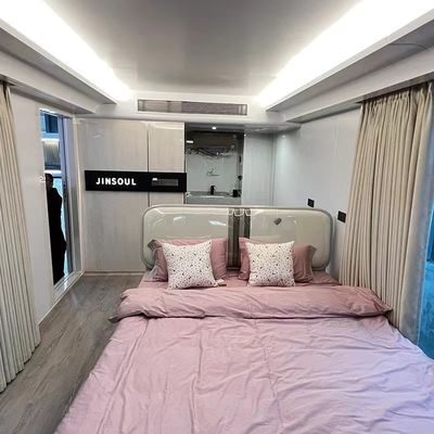 Kaffee-Mobil-Prefab-Raumkapselhaus von Luxury Beach Villa zum Verkauf
