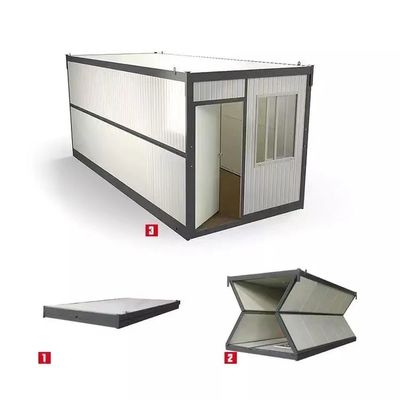 Schnelle Installation Flat Pack Klappbehälter Vorgefertigte Häuser mit Sandwich Panel Wand