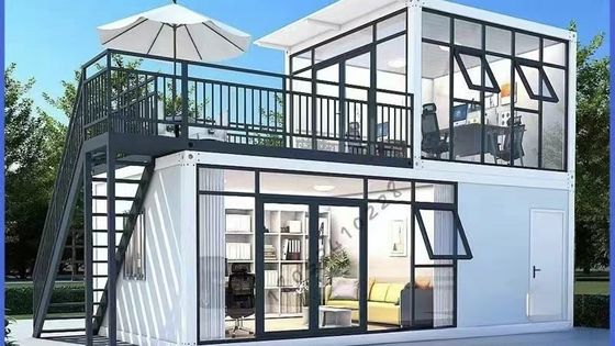 Klappbares Bauernhaus Design Vorgefertigtes Büro Container Häuser mit Sandwich-Panel Wand