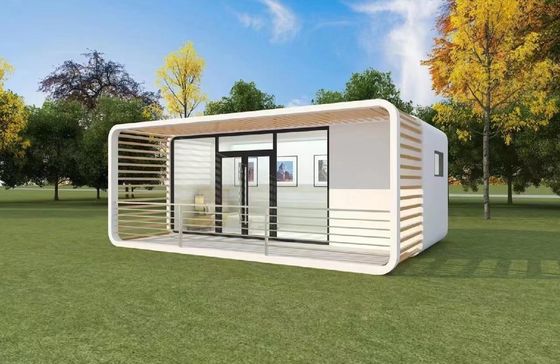 Glashaus Wohnraum Vorgefertigter Bungalow individuelle Farbe
