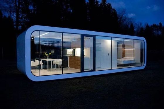 Modularer Prefab Kleine Häuser Container Büro Tragbare Apple Home Pod Bewegliche Apple Kabine