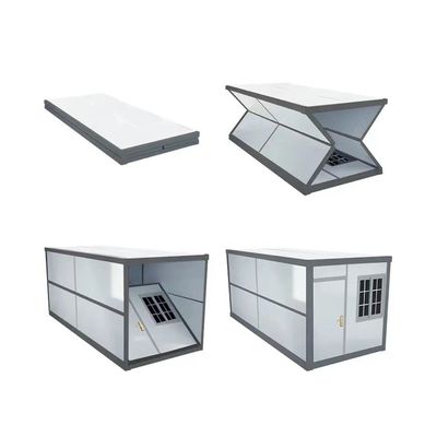 Moduläres, bewegliches, zusammenklappbares Containerhaus mit einer Länge von 5950 mm und einem Fußboden aus Fasersementplatten