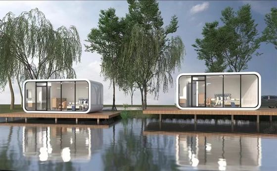 Verbessern Sie Ihren Campingplatz mit Capsule House Luxuriöse moderne Fertighäuser Die perfekte Wahl