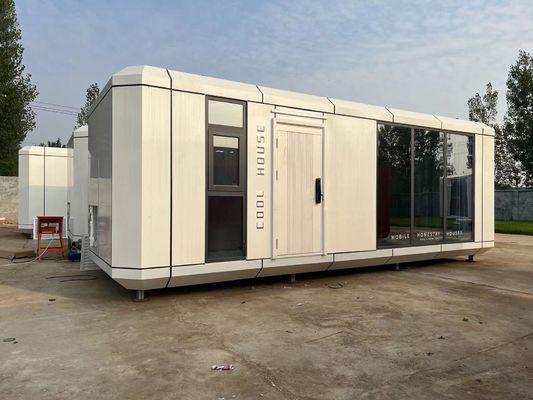 Wand aus Steinwolle Sandwich-Panel Außenglas Helle Hütte für romantische Ferien