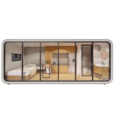 Portable Flat Pack Vorgefertigte Häuser Luxus Wohnen mit mobilen fertigem Design