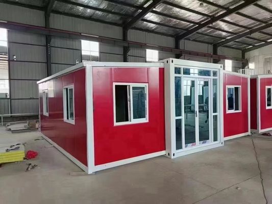 Einfach zusammenklappbare Containerhäuser mit modernem Design und vorgefertigter Bauweise