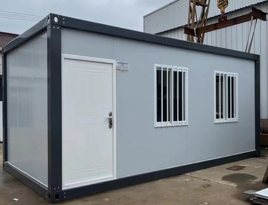 Vorgefertigte Containerhäuser Einfach zu montieren Mikrohäuser mit Sandwich-Panel-Wand