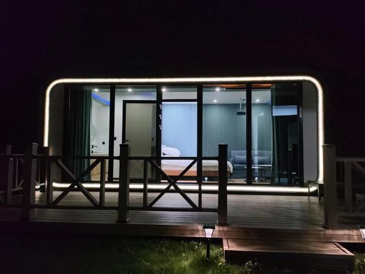Portable Flat Pack Vorgefertigte Häuser Luxus Wohnen mit mobilen fertigem Design