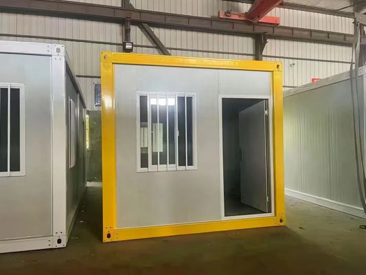 Vorgefertigte Containerhäuser Einfach zu montieren Mikrohäuser mit Sandwich-Panel-Wand