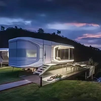 Aussenglas Bright Cottage Camping Hotel für Paare Ferienhaus