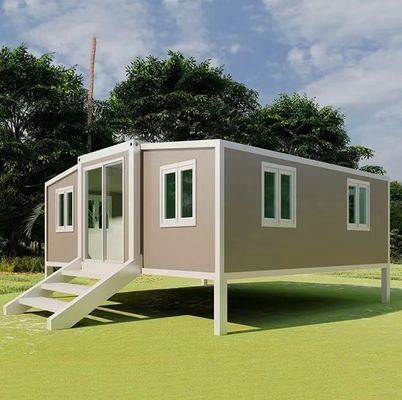 20 ft 40 ft 3 Schlafzimmer Luxus zusammensetzbarer Ausbaukontainer Zuhause Luxus-Stil