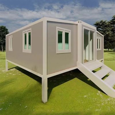 20 ft 40 ft 3 Schlafzimmer Luxus zusammensetzbarer Ausbaukontainer Zuhause Luxus-Stil