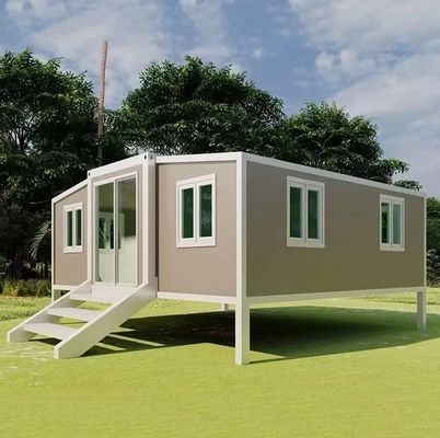 20 ft 40 ft 3 Schlafzimmer Luxus zusammensetzbarer Ausbaukontainer Zuhause Luxus-Stil