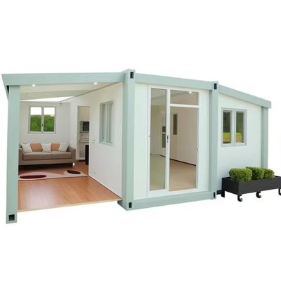 20ft modernes Containerhaus mit EPS-Sandwich-Panels Dach und Doppelflügel-Erweiterung