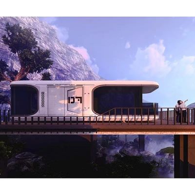 Smart Winddichtes Hotelgebäude mit Sandwich-Panel-Wand aus Steinwolle und Mobildesign