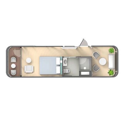 Modernes Design Kapselhaus Luxus Prefab Häuser für die Anforderungen