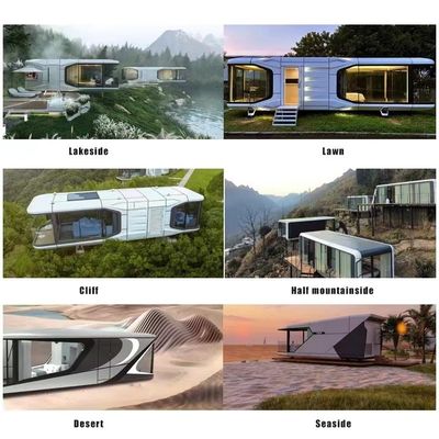 Modernes Design Kapselhaus Luxus Prefab Häuser für die Anforderungen