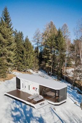 Space Capsule Hotel Modernes Design Fertighaus mit Online-Technischem Support