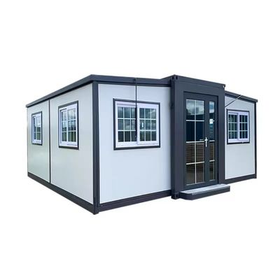 Erweiterbares Prefab Container-Haus mit Doppelflügel-Faltraum und MGO-Blattboden