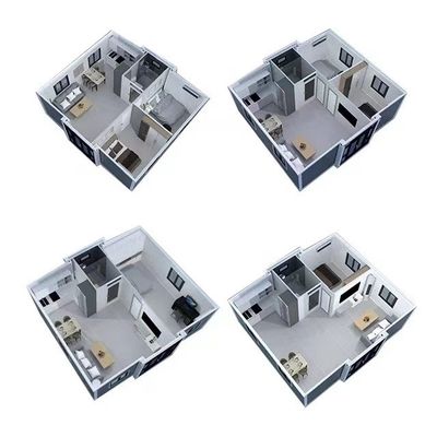 Online-Technischer Support Doppelflügel-erweiterbares Containerhaus